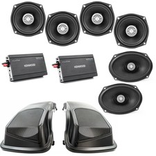 Kenwood P-hd5rg-98 Speaker Upgrade Package For Select 1998-2013 Harley Davidson