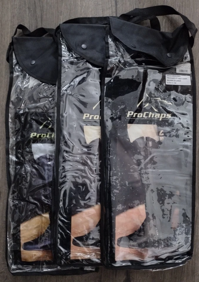 ProChaps The FIT Half Chap braun Reitsport Reiten NEU - Bild 3 von 4