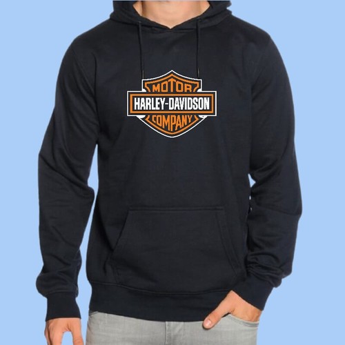 Sudadera motera con capucha HARLEY DAVIDSON. Sudaderas moteras para hombres. eBay