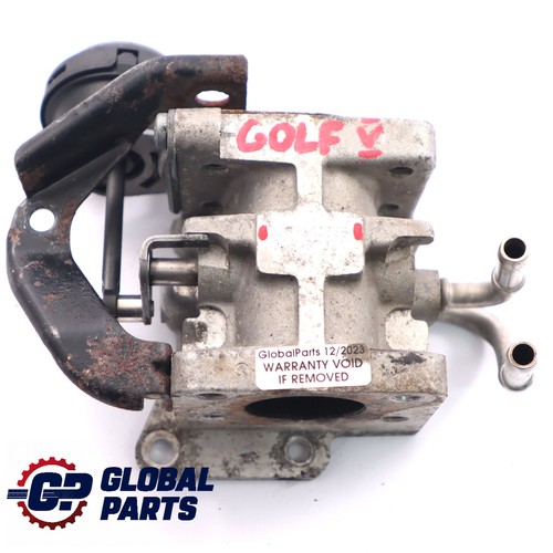 VW Golf 5 1.9 TDI AGR-Ventil Umgehungsklappe Anschlusskühler 03G131063B