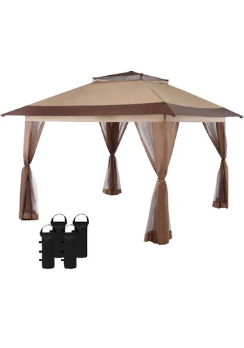 11 foot outdoor patio umbrella multicolor 10 / 11 ft Patio Offset Umbrellas
