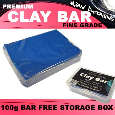 #ad Clay Bar 100g Premium Fine Grade For Your Paint Work Restore Cleaner M3an Detail GBP 4.49