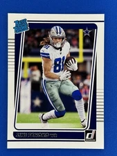 2021 Donruss #292 Simi Fehoko Rated Rookie RC Cowboys