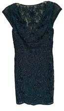 Women’s Beaded Cocktail Dress Sue Wong Size 2 Dark Teal STUNNING