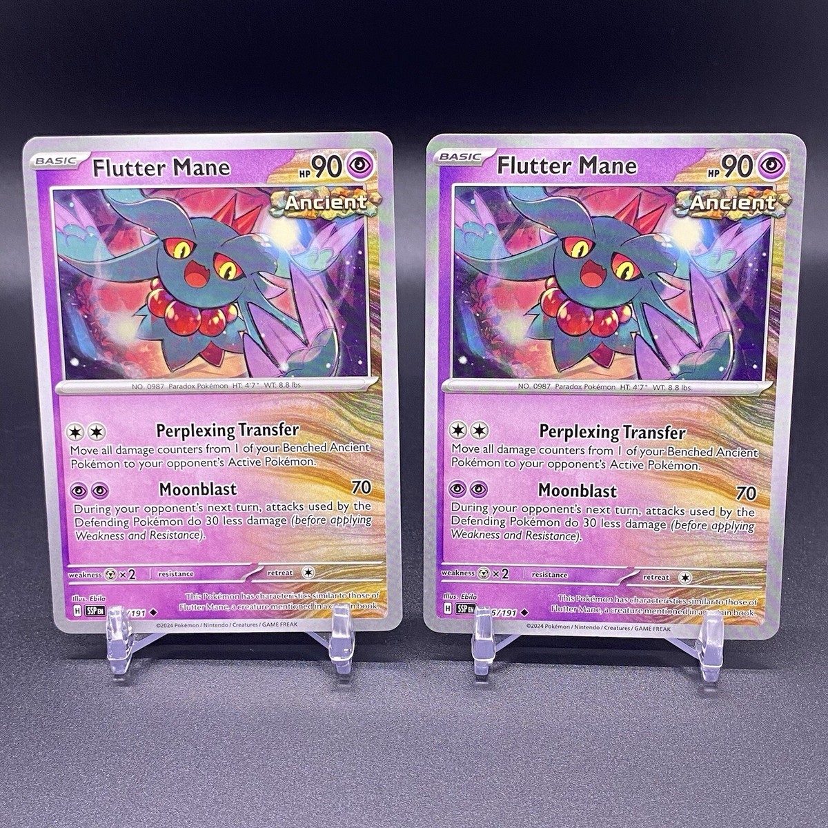 Surging Sparks!  Flutter Mane 096/191 Sv08: Regular Pokemon Ancient (two)