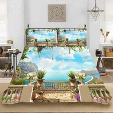 Undercurrent Sky 3D Printing Duvet Quilt Doona Covers Pillow Case Bedding Sets