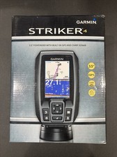 Sondeur GPS Garmin Striker 4 - 77/200 KHz - Portable Avec Affichage Couleur - Modèle 010-01550-00