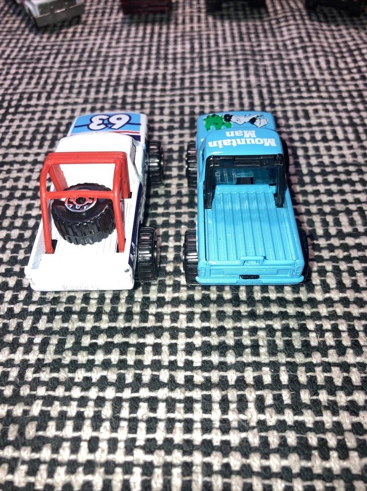 1981 Matchbox 4x4 Open Back Truck #63 & 4x4 Mini Pickup Mountain Man Cibie Nice - Image 4 of 4