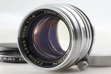   N MINT  Canon 50mm f/1.8 Chrome Silver L39 LTM Leica Mount Lens from JAPAN 085