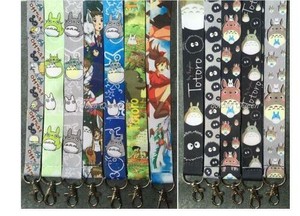 10pcs Cartoon Japanese Anime Necklace Strap Lanyards Key Id Card Holder Ebay