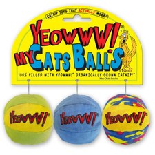 Yeowww My Cats Balls 3pcs Toy For Cats