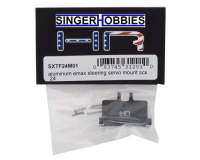 HOT RACING SXTF24M01 Axial SCX24 Alum EMax/EcoPower Steering Servo Mount HH