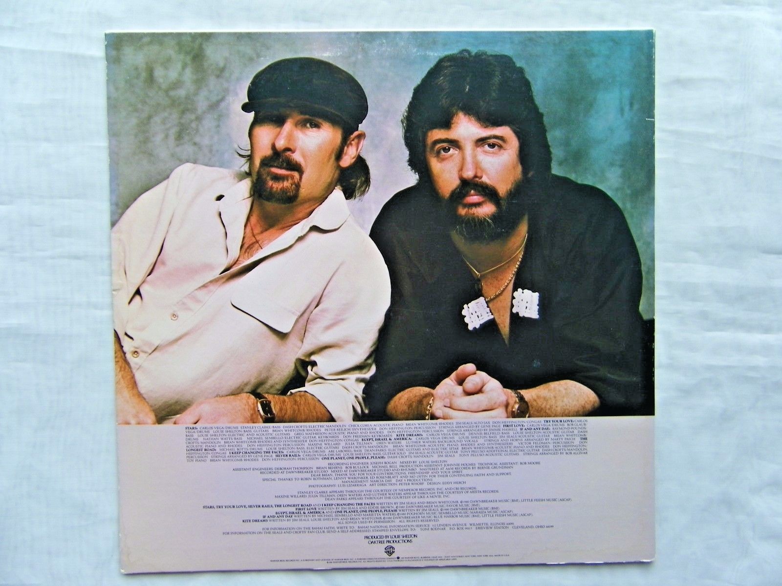 Seals & Crofts The Longest Road 1980 Warner Bros BSK3365 Orig JW1/JW1
