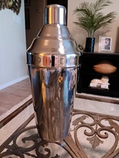 HUMONGOUS Cocktail Shaker Stainless Steel Built in Strainer 15" GINORMOUS