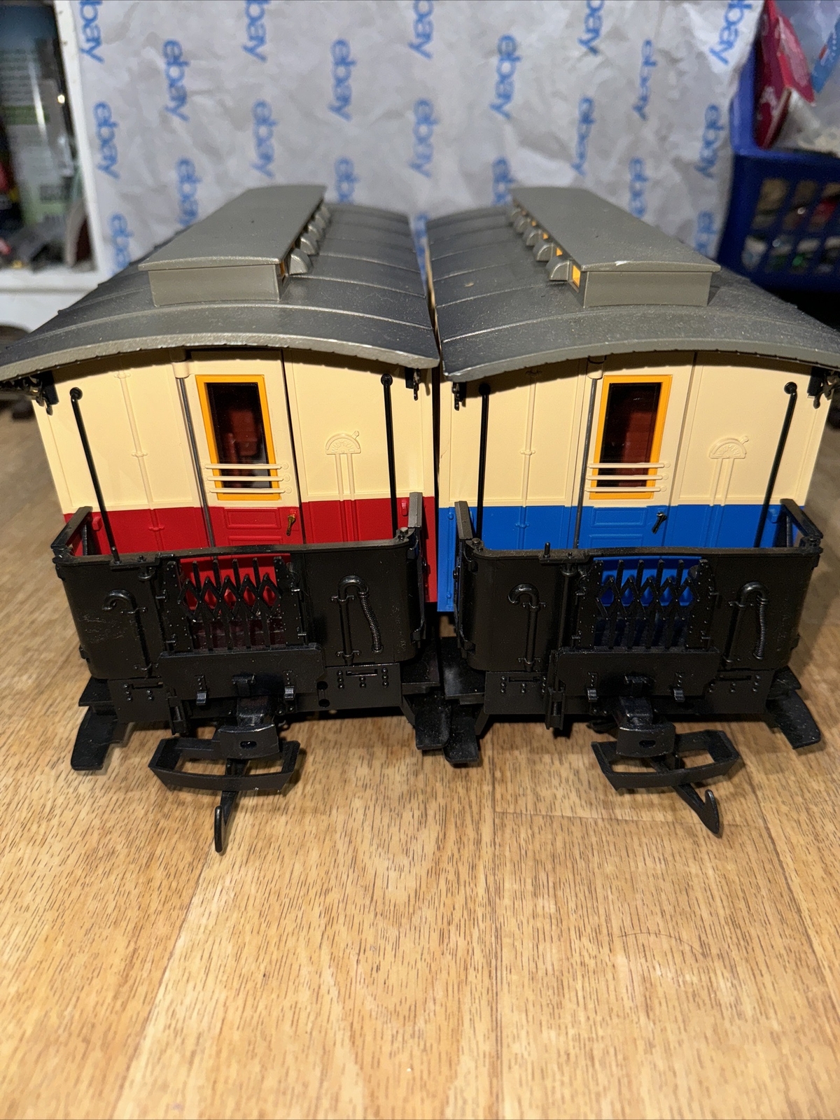 LGB 1 And 2 Passenger Cars Train Set eBay