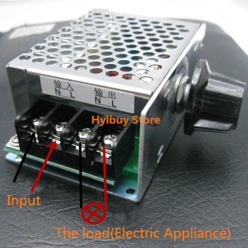 AC 220V SCR Voltage Regulator adjust Motor Speed Control Dimmer Thermostat - Picture 2 of 4