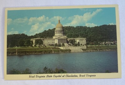 Vintage Postcard ~ West Virginia State Capitol View ~ Charleston WV