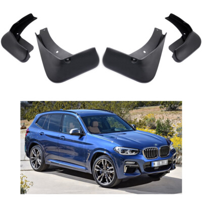 1Set Car Mudflaps Splash Guard Mudguard Fender for 2020-2022 BMW X3 M / X3 M340i