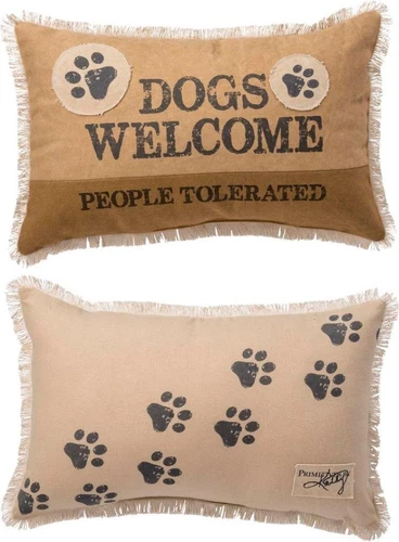 Dogs Welcome Pillow - Thumbnail 4