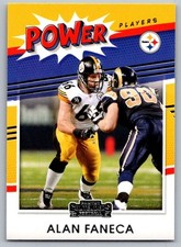 2021 Panini Contenders Power Players Alan Faneca Pittsburgh Steelers #PP-AFA