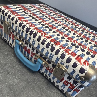 Cath Kidston London Guards / Soldiers Child s Small Suitcase Case Kids Display 