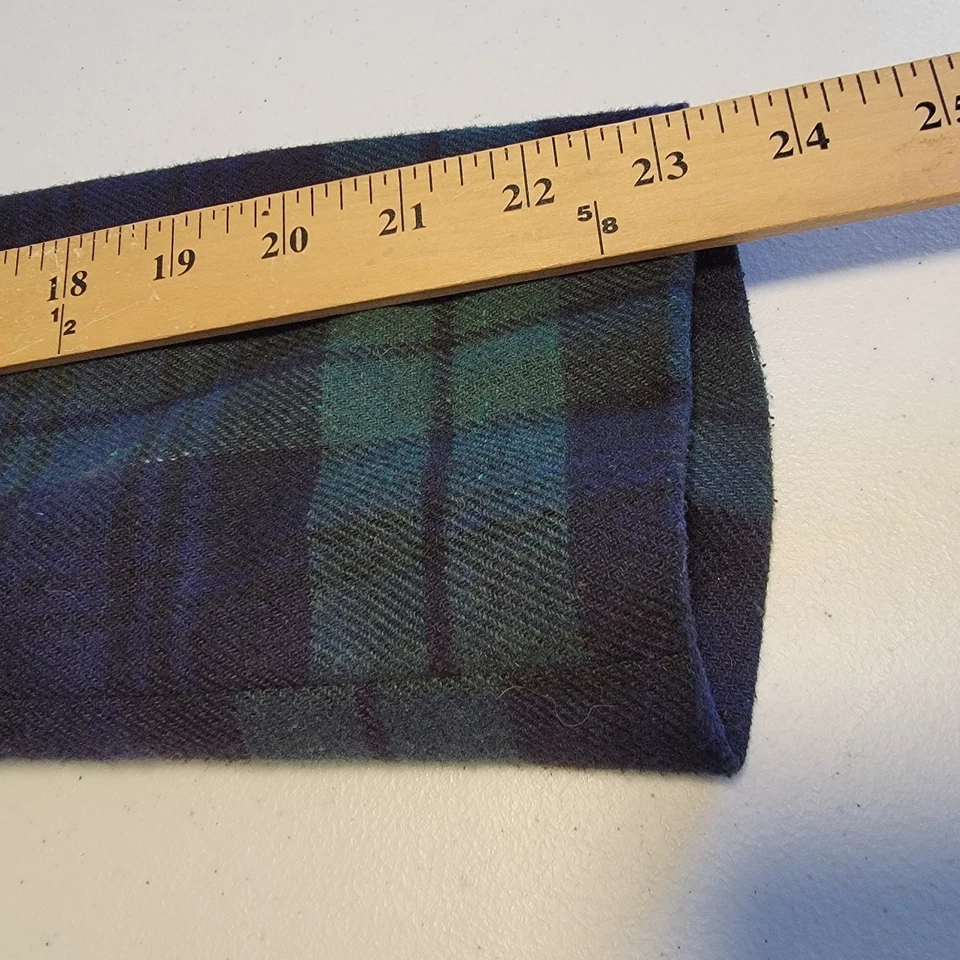 Blazer vintage Oscar de la Renta para mujer mezcla de lana tartán cuadros est bolsillos M/L Foto 2 de 4