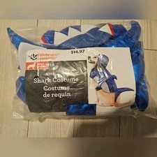 Shark Halloween Costume for Pet Dog Or Cat Large New