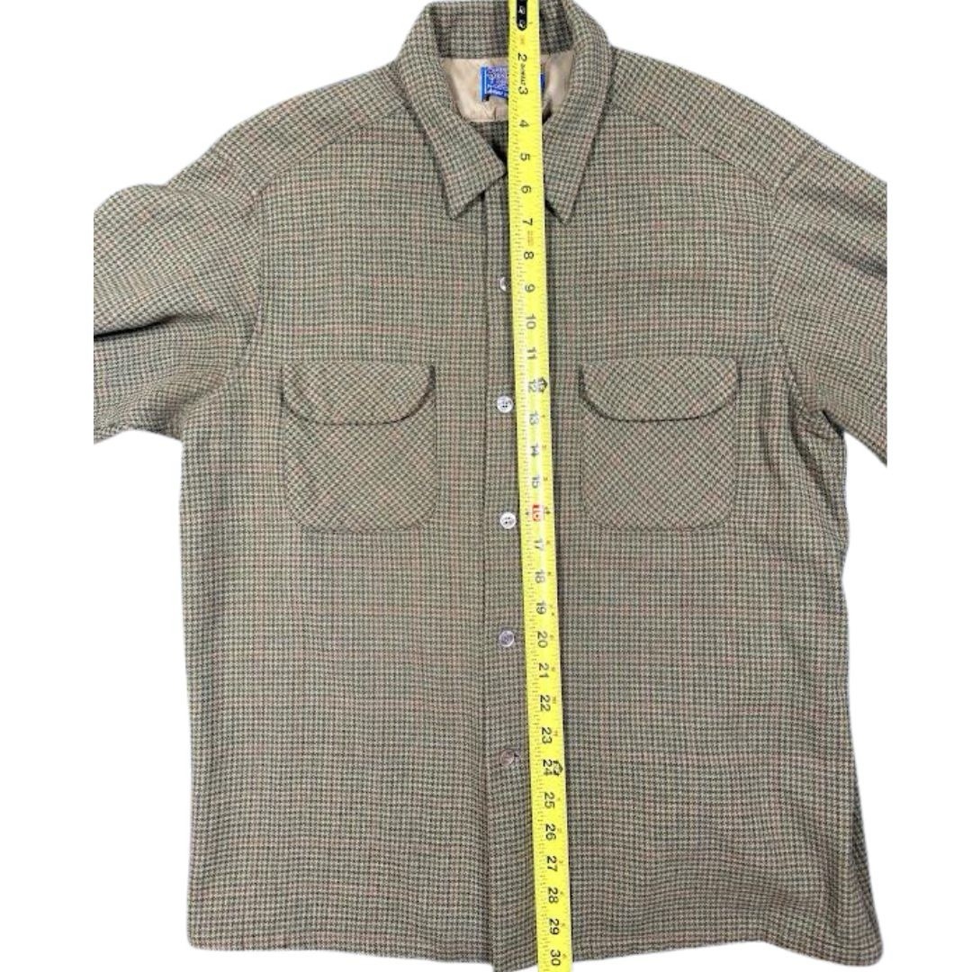 Vintage Pendleton Houndstooth Pattern 100% Virgin… - image 3