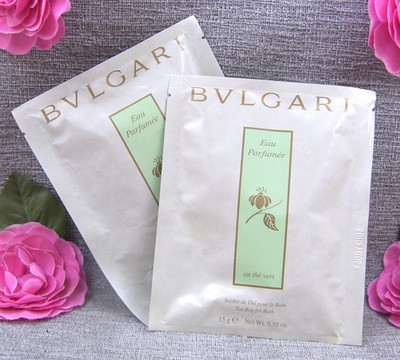 Bvlgari Eau Parfumee Au the Vert Tea bag for Bath 1 x 15 g   Bulgari Badezusatz