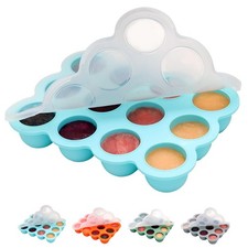 Silicone Baby Food Freezer Tray with Airtight Lid, 12 Pods x 1.5oz