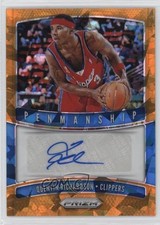 2019-20 Panini Prizm Penmanship Orange Ice Quentin Richardson #PM-QRS Auto 1q2