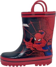 Marvel Spider-Man Kids Rain Boots Size US 7