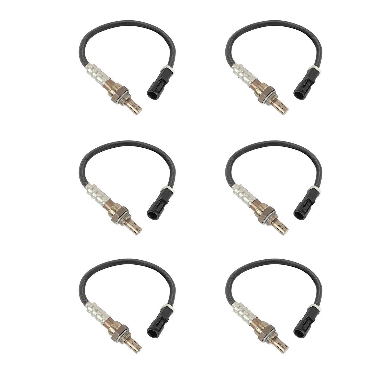Set of 6 O2 Oxygen Sensors DOWNSTREAM for Aston Martin DB9 Vanquish DB7 00-04