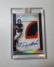 Doug Flutie 2016 Panini Preferred Silhouettes Patch Auto Autograph 1/1 Sealed
