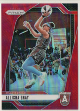 2024 Panini Prizm WNBA Red Prizm #96 Allisha Gray Numbered 1/299
