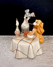 DISNEY SHOWCASE COLLECTION LENOX  "LADY & THE TRAMP" DECORATIVE FIGURINE NO BOX