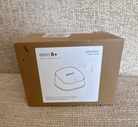 eero 6+ Dual-Band Mesh Wi‑Fi 6 Wireless Router, White (R010001/R01114)