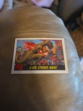 1988 Topps Dinosaurs Attack! #30 A Kid Strikes Back!