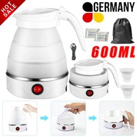 Faltbarer Wasserkocher 600Ml, Reisewasserkocher, Silikon-Camping-Wasserkocher De