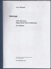 Tektronix TDS 200-Series User Manual