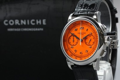 ''MINT w/Box'' Corniche Heritage Chronograph Demande Speciale V Limited Qz Watch