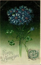 Carte postale ancienne fantaisie gauffree, voir cliche  [FA0377]