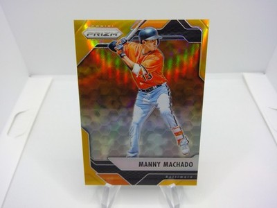 2017 Panini Prizm Manny Machado Orange Prizm /399 Baltimore Orioles #30