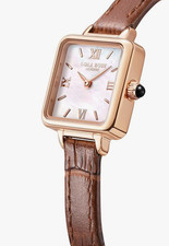 Lola Rose Damen-Miniaturuhr  Saphirglas & Quarzwerk - Geometrisches Edelstahl #1