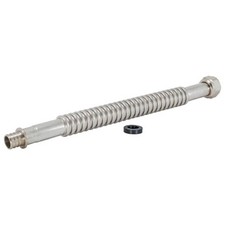 WaterFlex Crimp Water Heater Connector, 3/4 Inch FIP x 18 Inch Stainless Steel