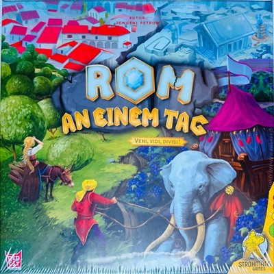 Rome In A Day Strohmann Games Family Game Board Game Expert Game Tile Game