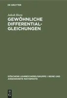 Jakob Horn | GewöHnliche Differentialgleichungen | Buch | Deutsch | De Gruyter