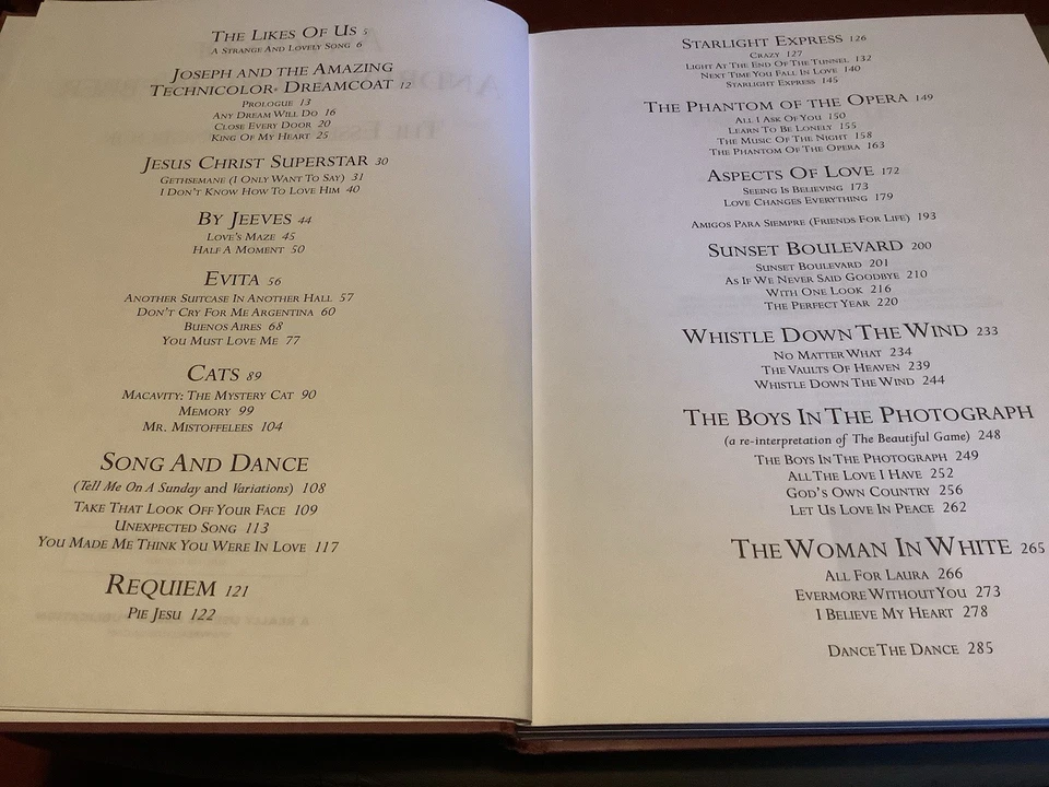 Andrew Lloyd Webber Anthology, Piano, Guitar, Vocals Sheet Music - Image 2 of 4