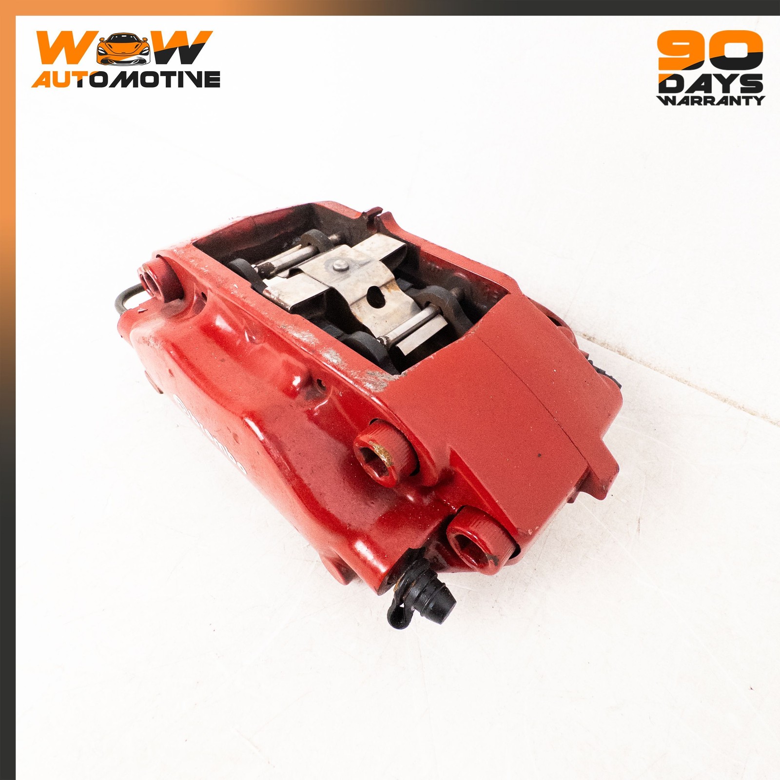 03-19 MASERATI GRANTURISMO S REAR RIGHT LEFT BRAKE CALIPER ASSEMBLY RED SET OEM