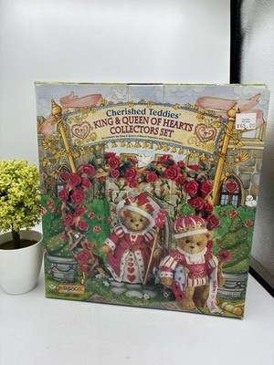 Cherished Teddies King Queen of Hearts Collectors Set Enesco NIB Sealed #302732